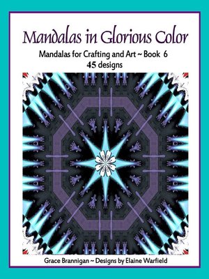 cover image of Mandalas in Glorious Color Book 6